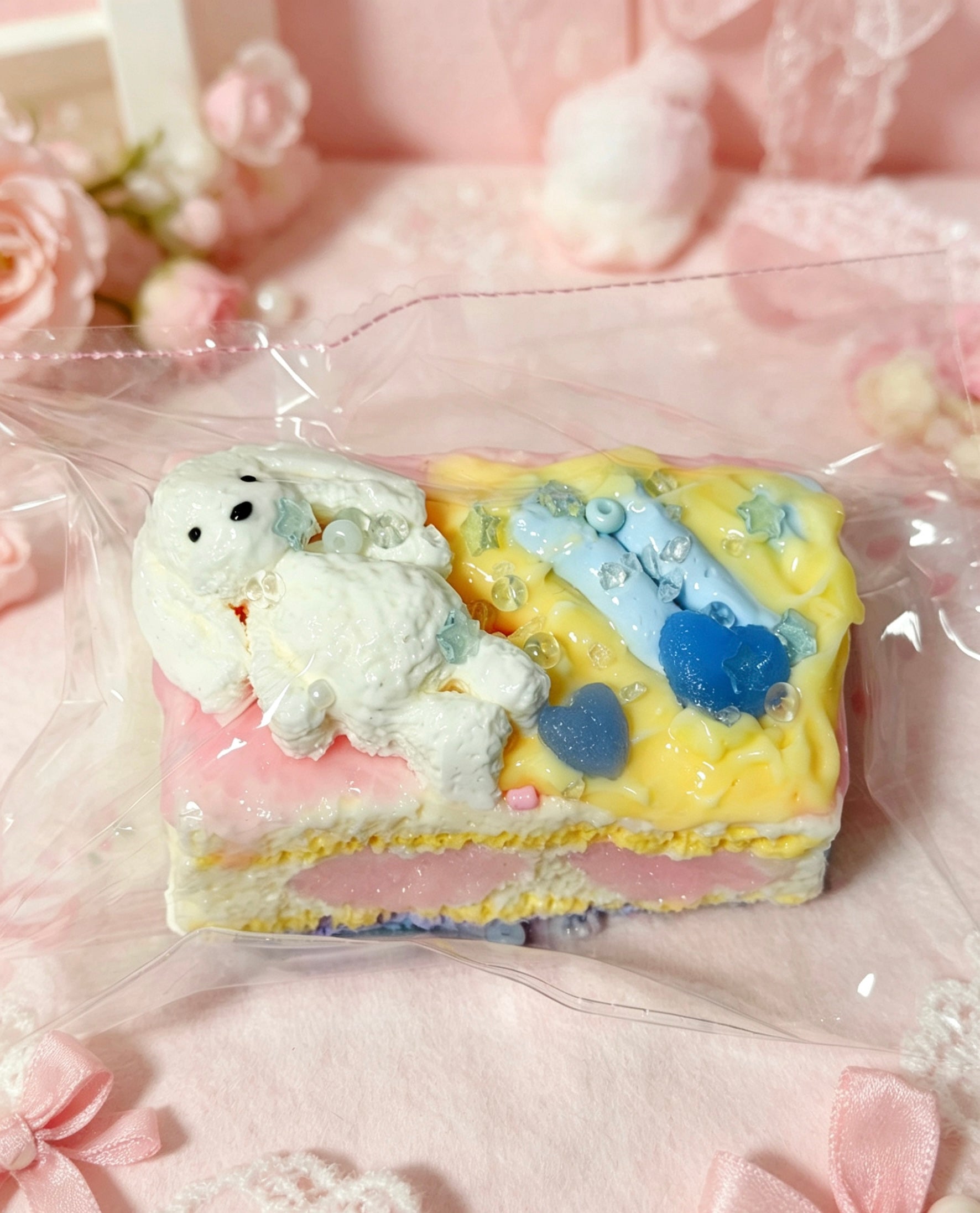 Handmade Rabbit Sandwich Squishy Stress Relief